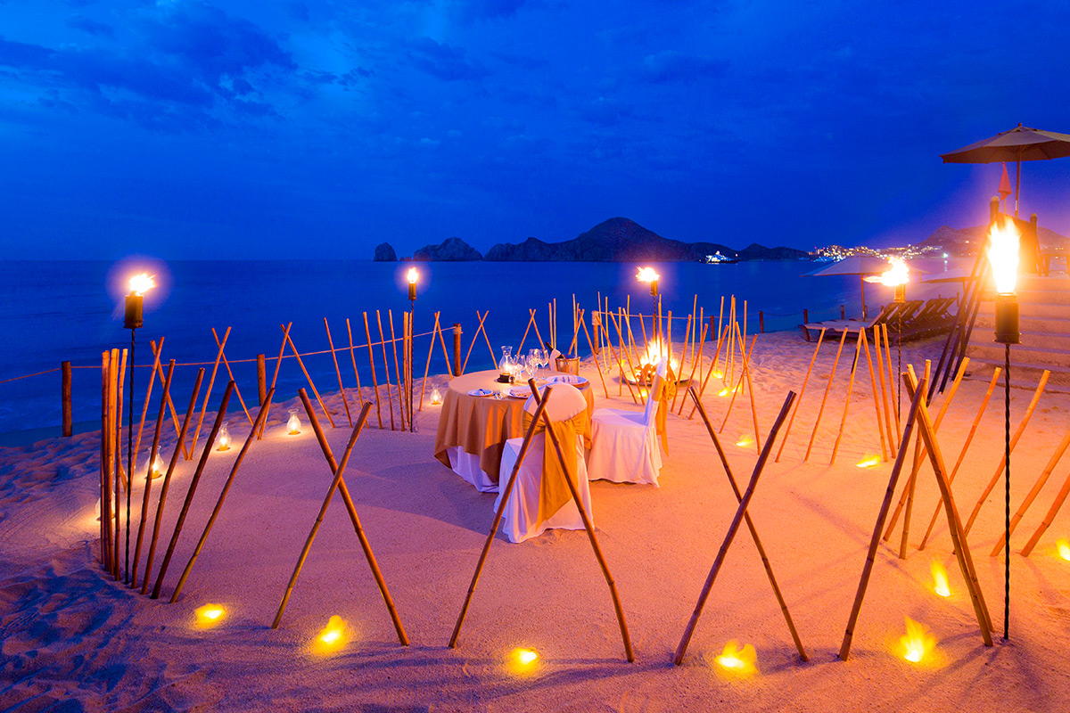 Villa la estancia los cabos sunsent dinner 3